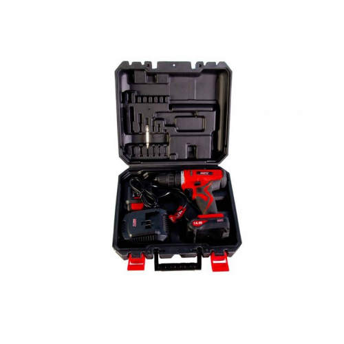 Дриль-шуруповерт акумуляторна MPT 14.4 В Li-ion 1.3 Аг 2 швидкості 0-400/1450 об/хв 10 мм 2 АКБ кейс MCDT1423.A2