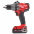 Дриль-шуруповерт акумуляторна безщіткова MILWAUKEE M18 FDD-202 крутний момент 135Нм (зарядний пристрій, 2 акумулятора 18В 2Аг, п