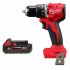 Дриль-шуруповерт акумуляторна безщіткова ударна MILWAUKEE M18 BLPDRC-0 (60Нм) (каркас) + M18 B2 подарунок