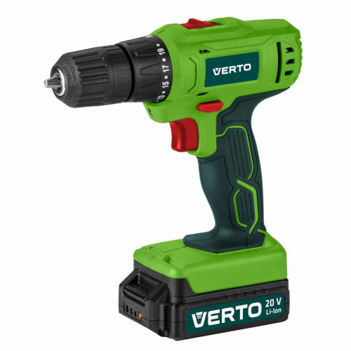 Дриль-шуруповерт акумуляторний 20В, Li-Ion 1.5Aч