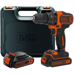 Дриль-шуруповерт акумуляторний BLACK DECKER BDCDD186KB