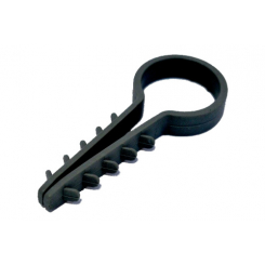 Дюбель-ялинка Ø10 для круглих дротів чорний (пач 100шт) APRO