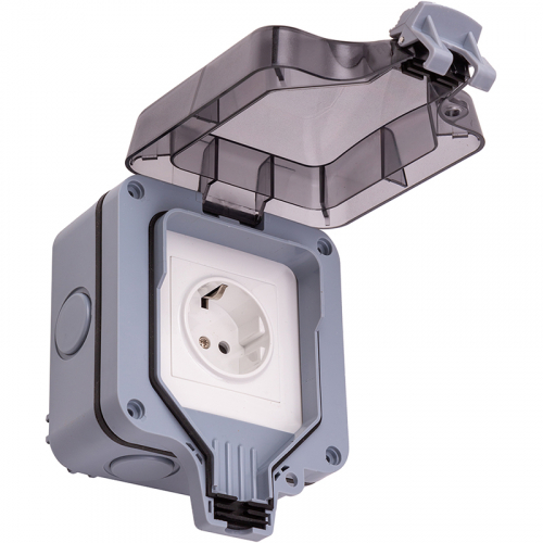 EL240173 водонепроникна розумна розетка TUYA Wi-Fi, EU