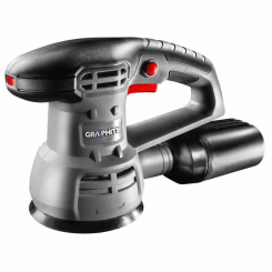 Ексцентрикова  шліфувальна  машина 430 Вт, підошва 125/150 мм