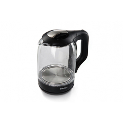 Електрочайник EK-01GB 1.8л, 1500Вт, корпус скло, чорний Metec