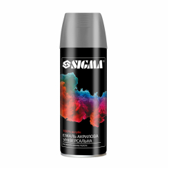 Емаль аерозольна акрилова 400мл RAL 7024 графітово-сірий глянець SIGMA (2736721)