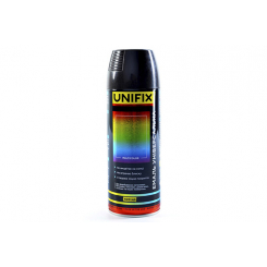 Емаль універсальна акрилова RAL9005 чорний глянець 400мл UNIFIX