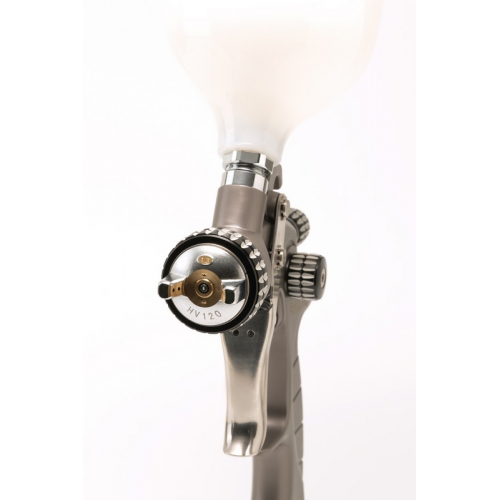 Фарбопульт MASTERTOOL HVLP HQ ВБ 600 мл пластик Ø1.3 мм 400 л/хв 2-3 бар 80-8985