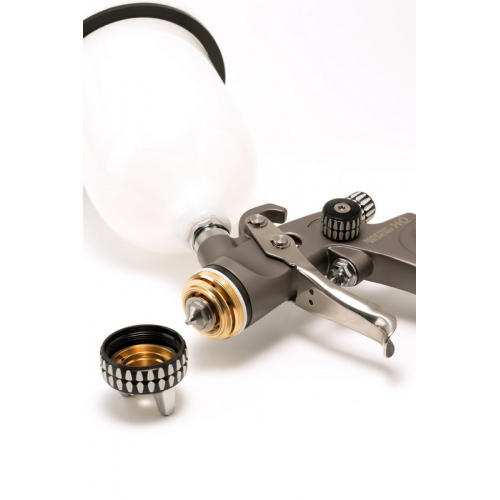 Фарбопульт MASTERTOOL HVLP HQ ВБ 600 мл пластик Ø1.3 мм 400 л/хв 2-3 бар 80-8985