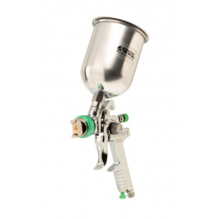 Фарбопульт MASTERTOOL HVLP ВБ 600 мл алюміній Ø1.3 мм 150-220 л/хв 3-4 бар тип А 80-8907