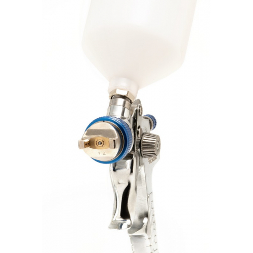 Фарбопульт MASTERTOOL HVLP ВБ 600 мл пластик Ø1.4 мм 160-240 л/хв 3-4 бар тип В 80-8904