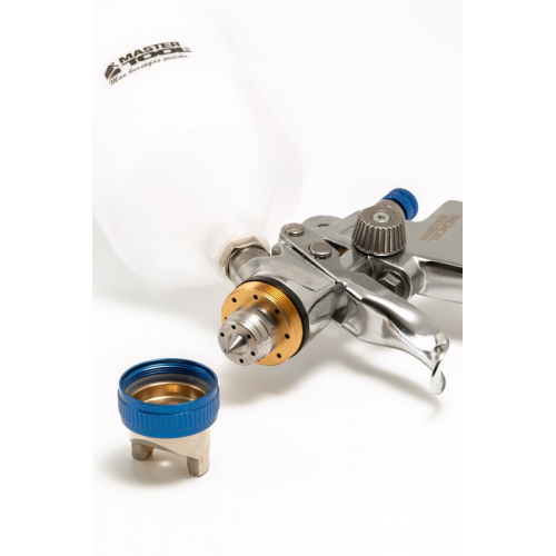 Фарбопульт MASTERTOOL HVLP ВБ 600 мл пластик Ø1.4 мм 160-240 л/хв 3-4 бар тип В 80-8904