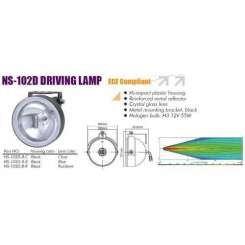 Фари дод. NS-102 DBC H3/12V/55W/D=100мм