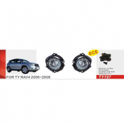 Фари доп.модель Toyota RAV-4 2006-08/TY-197-W/ел.проводка