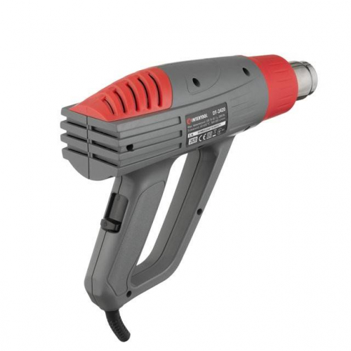 Фен технiчний, 2000 Вт, 60-600°С, 300-500 л/хв, 3 режими INTERTOOL DT-2420