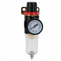 Фільтр вологовідділювач з редуктором та манометром 500л/хв 1/4" Sigma (7034591)