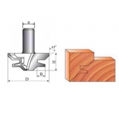 Фреза Для зрощування №2510 (D50, h22) 08-154-500