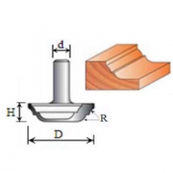 Фреза Пазова фасонна №2151 (R3, D22, h6) 08-110-030