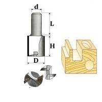 Фреза Пазова жолобник №1002 (z2+1, D10, h20) 08-307-102