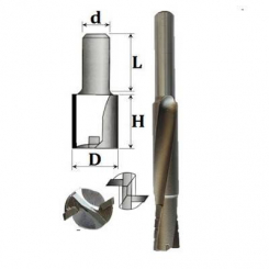 Фреза Пазова жолобник №1002 (z2+1, D16, h81, L48, d12) // спіраль 12-307-168