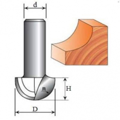 Фреза Пазова жолобник №1005 (D18, h12) 08-008-180