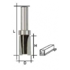 Фреза кромкова з верхнім підшипником, DxHxL=19x25x66мм FIT