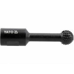 Фреза куляста по дереву YATO Ø= 20 мм, до КШМ з різьбовим захватом М14, матеріал- вуглецева сталь