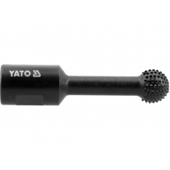 Фреза куляста по дереву YATO Ø= 40мм, до КШМ з різьбовим захватом М14, матеріал- вуглецева сталь