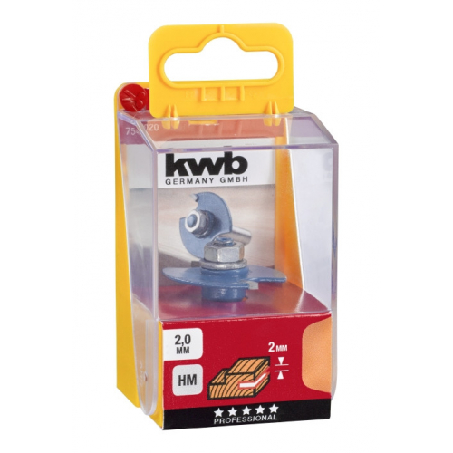 Фреза пазів дискова 2 мм, KWB (754020)