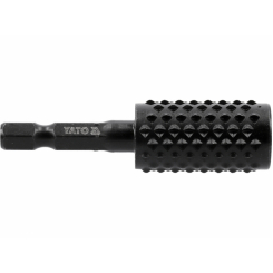 Фреза рашпільна циліндрична по дереву YATO Ø= 16 мм, l= 60 мм, 6-гран. шпиндель 1/4" з вуглец сталі