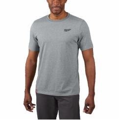 Футболка MILWAUKEE, HTSS легка з коротким рукавом, сіра, розмір XL