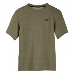 Футболка MILWAUKEE, HTSS легка з коротким рукавом, зелена, розмір XL
