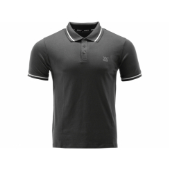 Футболка ПОЛО чорна YATO, розм. 2XL/ вис- 78 см х шир- 61 см, 100%- бавовна [40]