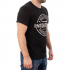 Футболка чорна M 100% бавовна INTERTOOL SP-2202