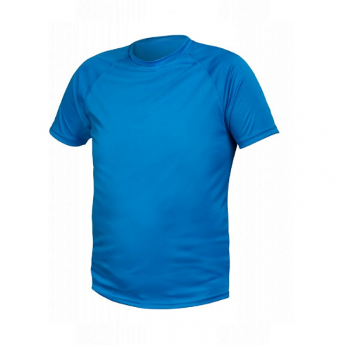 Футболка з поліестра SEEVE, синя HOEGERT S HT5K400-S