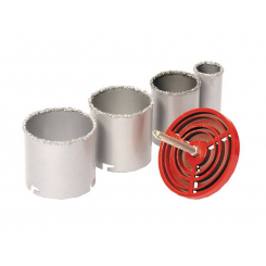 GRANITE Набір корончатих свердлів для плитки 4 шт 33-73 мм, вольфрамове напилення, GRANITE, Арт.: 2-08-004