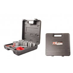 GRANITE Набір корончатих свердлів для плитки 5 шт 33-83 мм, вольфрамове напилення напилок, чемодан GRANITE, Арт.: 2-08-005