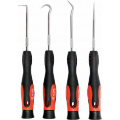 Гачок та шило YATO, кпл. 4 шт. [12/72]