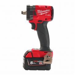 Гайкокрут акумуляторний 1/2" MILWAUKEE, M18 FIW2F12-502X, 339Нм ( зар.пристрій, 2акум.Х 5Ач, HD кейс)