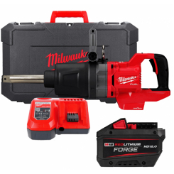 Гайкокрут високомоментний 1'' (2711 Нм)' з D-подібною рукояткою M18 ONEFHIWF1D-121C (+ заряд.пристрій, 1 акум., HD кейс) FORGE™