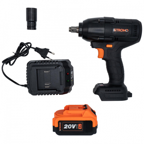 Гайковерт акум. STROMO AWA-25 (с акб та зар.пристр)