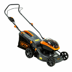 Газонокосарка акум. BLM42, 2*18В, ширина захвату 42см, висота скош. 25-75мм, травозбірник 45л, несамохідна, КАРКАС (без АКБ і ЗП)