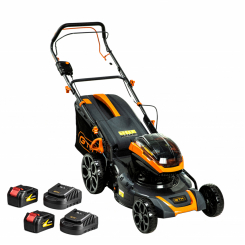 Газонокосарка акум. BLM48H-SP, 2*18В, захват 48см, самохідна, +АКБ 4Аг-2шт., ЗП-2шт.
