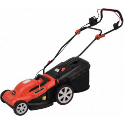Газонокосарка на 4-х колесах електромережна YATO, 2 кВт, обрізний діап. Ø= 43 см, ємк.- 50 л