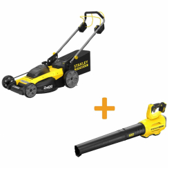 Газонокосарка самохідна акумуляторна безщіткова STANLEY FATMAX SFMCMWS251M+SFMCBL7M1