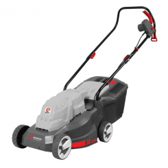 Газонокосарка електрична 1.8 кВт, 230 В, ~50 Гц, 3000 об/хв., ширина захвату - 400 мм, висота зрізу - 25-75 мм, контейнер 35 літрів INTERTOOL DT-2262