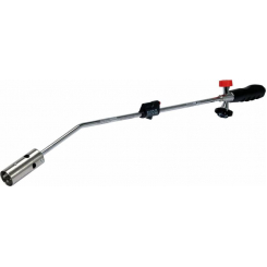 Газовий пальник для бур'яну VOREL з п`єзозапалом, макс. t= 1300°C, P= 1.7 кВт, l= 80 см