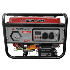 Генератор AGT MLG3500E/2,3,0кВА,230В/50Гц, AVR,15л, 15год/50%, 395 г/кВт, IP23, 46 кг.