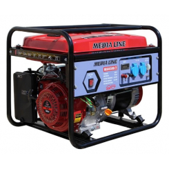 Генератор AGT MLG6500/2, 6,5кВА,230В/50Гц, AVR,  25л, 14 год/50%, 374 г/кВт, IP23, 84 кг