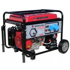 Генератор AGT MLG9000E/2, 8кВа, 230В/50Гц, AVR,  25л, 10год/50%, 374г/кВт, IP23, 92кг